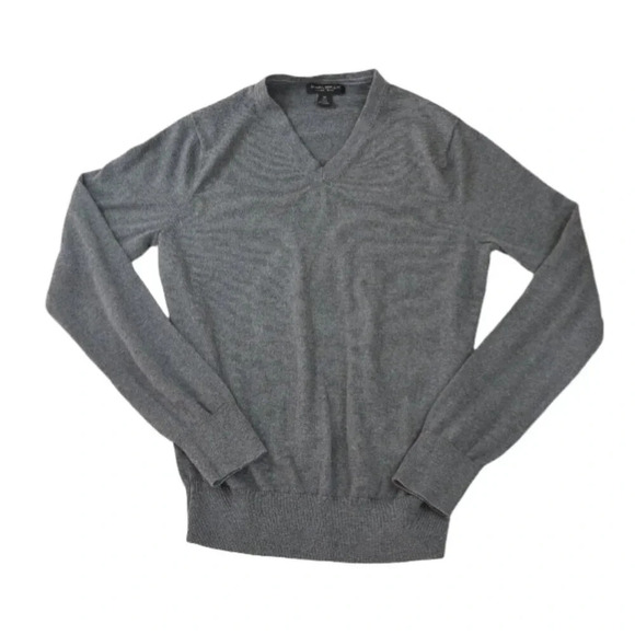 Banana Republic || Men's Luxury Blend Silk, Cotton, Cashmere Blend in Grey Sz M - Picture 1 of 4